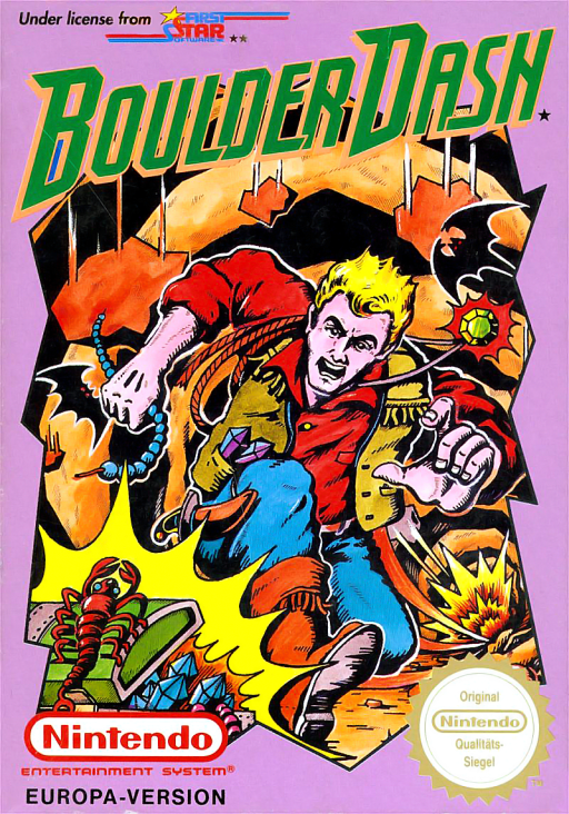 Boulder Dash (Europe) box art